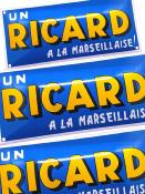 plaque maille Ricard bleue