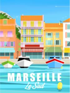 affiches Marseille 30x40 2eme série 