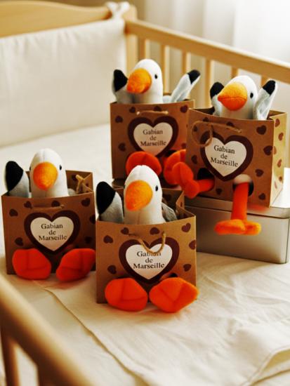 la peluche gabian de Marseille