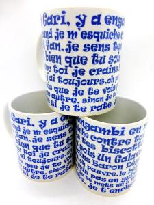 les 2 mugs "mots d'amour" Marseillais