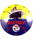 horloge émaillée messageries maritimes