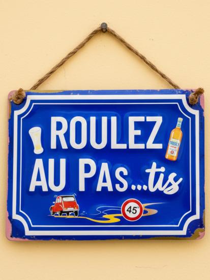 la plaque en fer Marseille