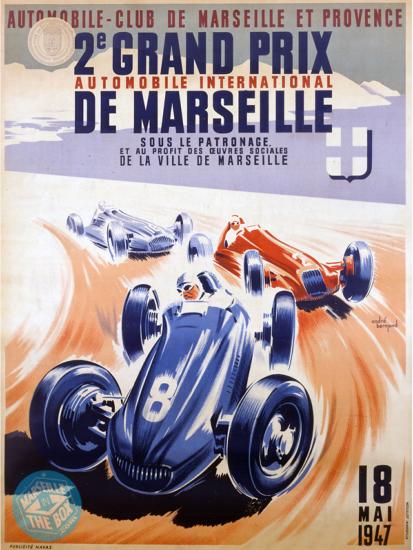affiche Grand prix de Marseille
