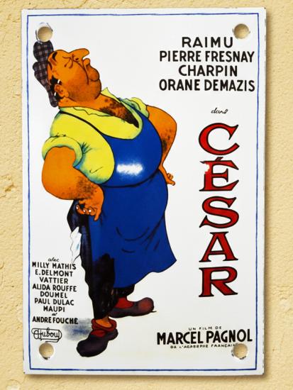 plaque émaillée César