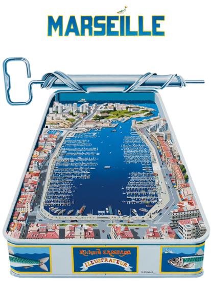 l'affiche Richard Campana 40x60cm