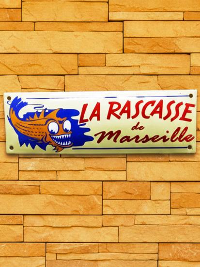 plaque émail rascasse 10x30cm