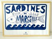 Affiche Sardine Marseillaise
