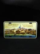 la plaque en fer Marseille vintage