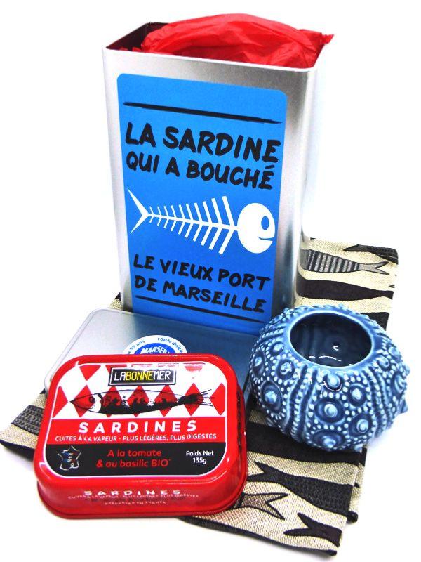 la box sardine de Marseille, boutique cadeau souvenir de Marseille