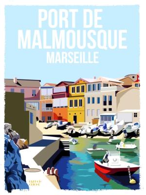affiche port de Malmousque