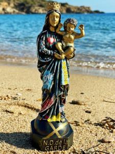 statue la bonne mère customisée 35CM