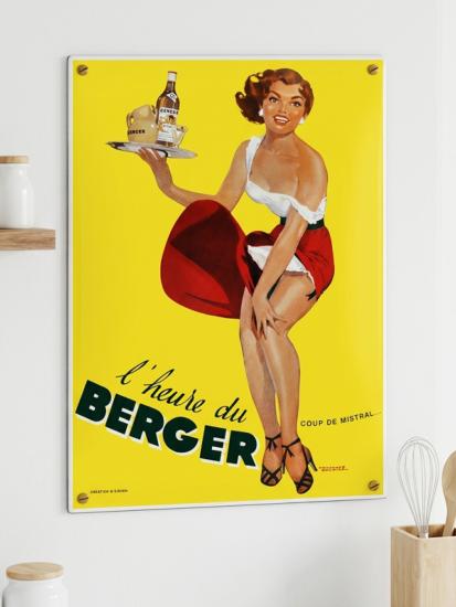 la grande plaque émaillée berger