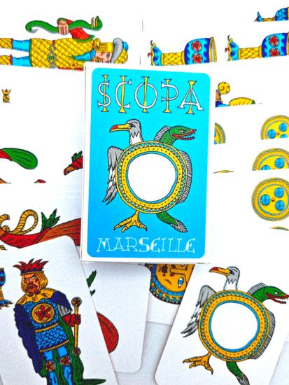 LE jeu de  SCOPA Marseillaise